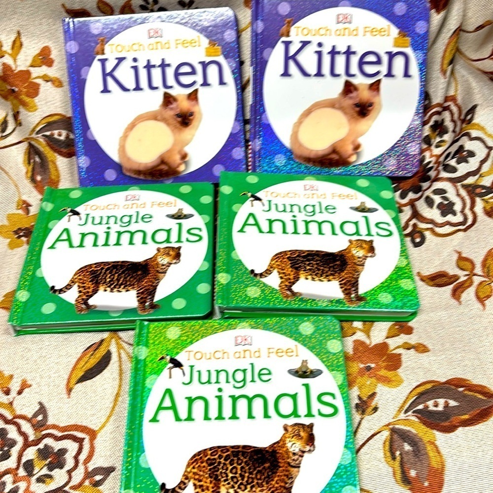 DK
Touch and Feel: Jungle Animals and kitten  bundles 5